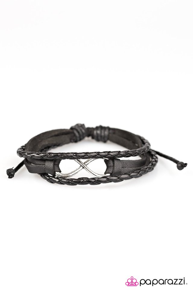 Paparazzi ♥ Together Forever - Black ♥ Bracelet