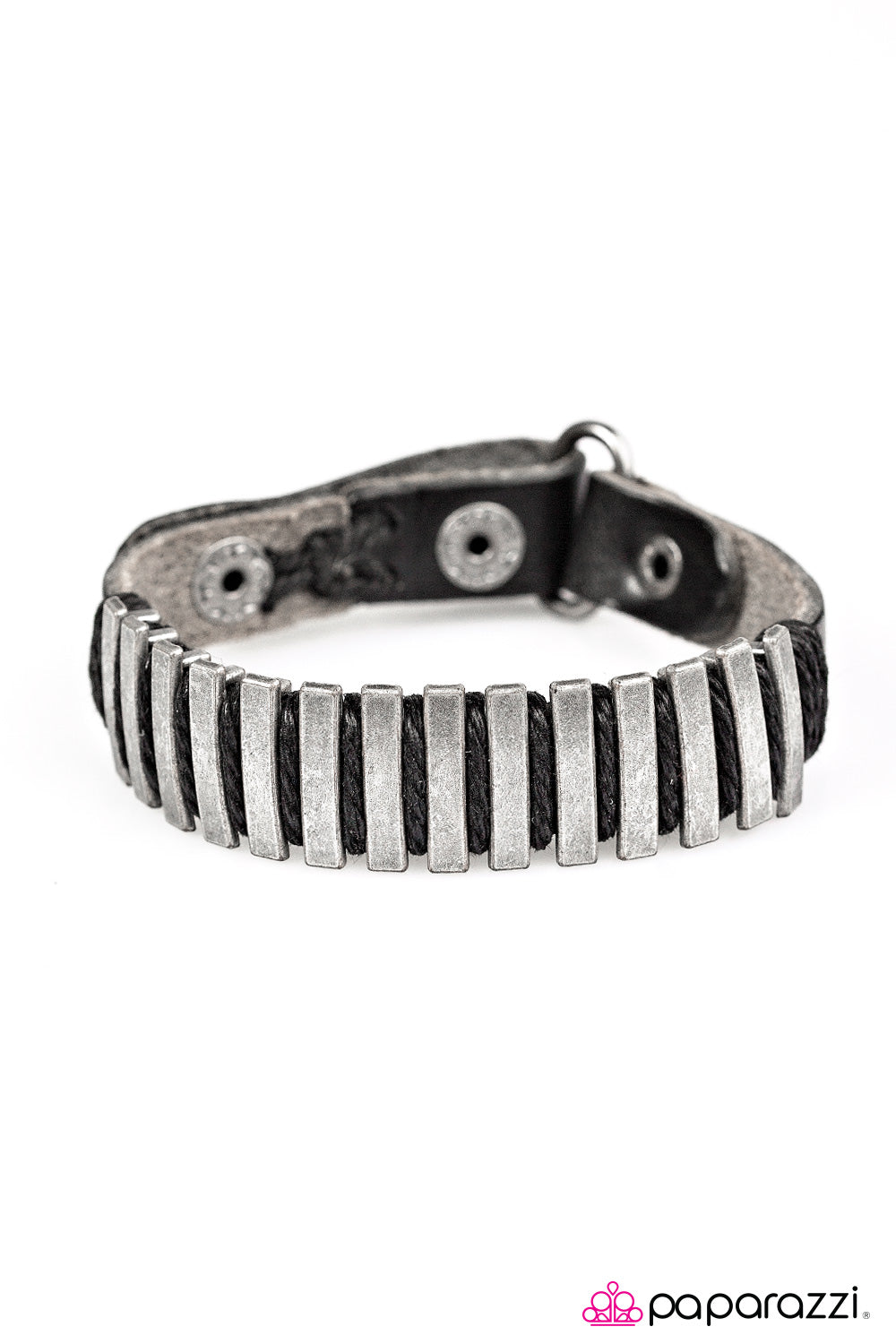 Paparazzi ♥ Rock Out - Black ♥ Bracelet