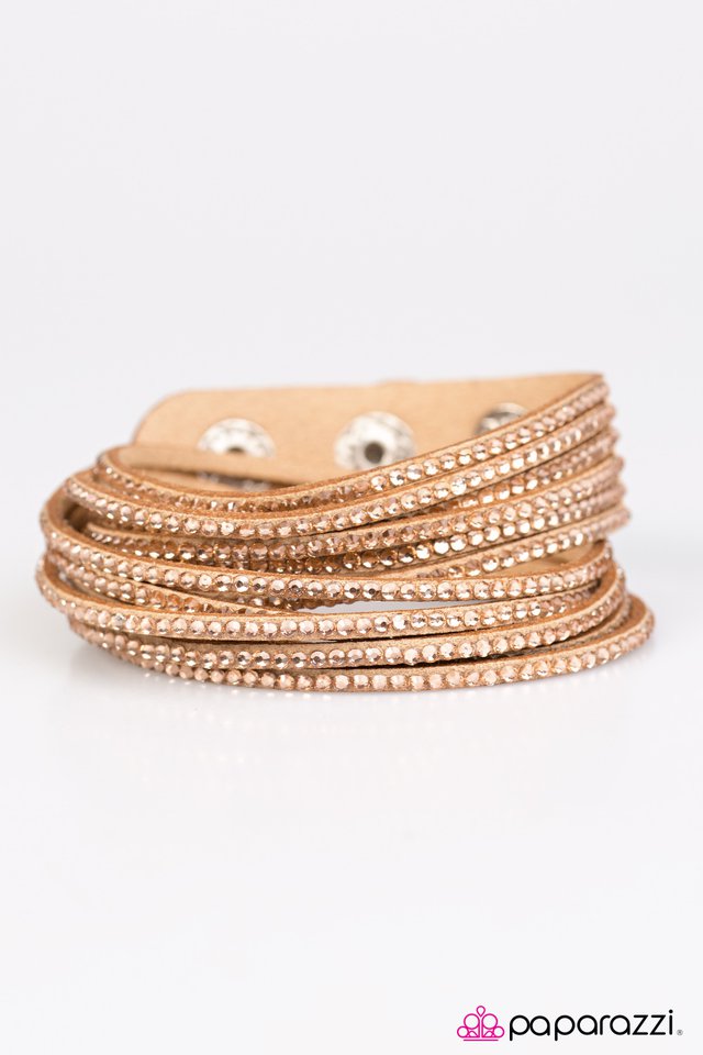 Paparazzi ♥ Do The Hustle - Brown ♥ Bracelet