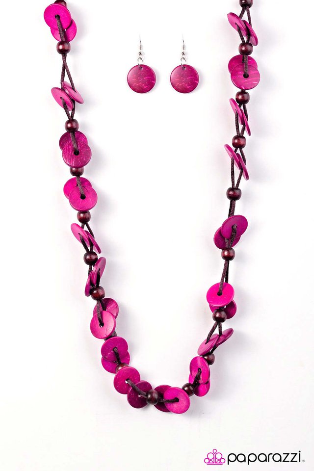 Paparazzi ♥ Caribbean Carnival - Pink ♥ Necklace