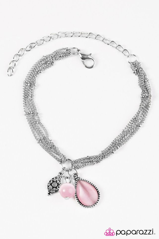 Paparazzi ♥ Celestial Charm - Pink ♥ Bracelet
