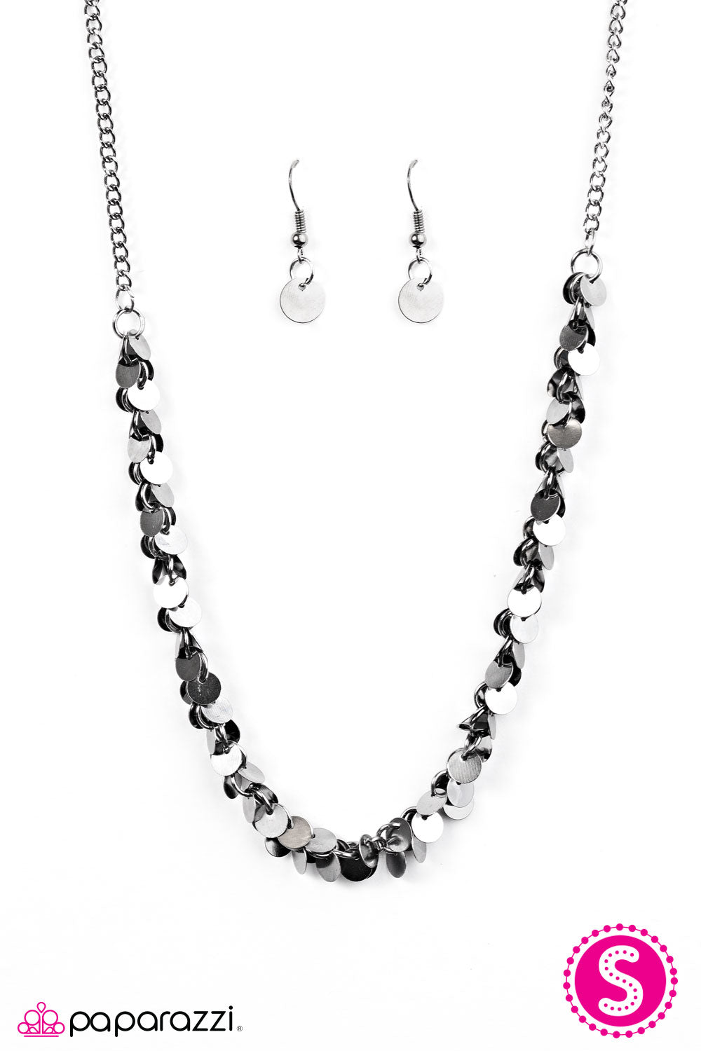 Paparazzi ♥ Year To Shimmer - Black ♥ Necklace