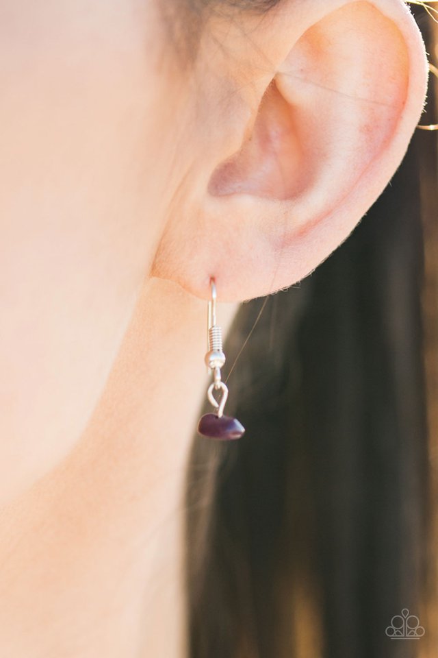 Paparazzi ♥ Just GEO With It - Purple ♥ Necklace