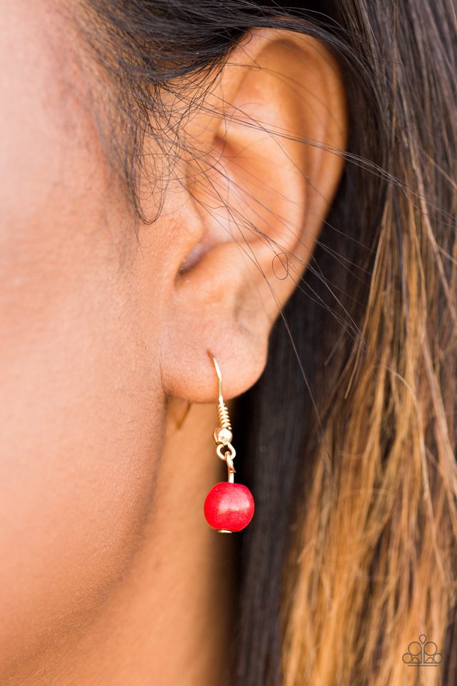 Paparazzi ♥ Natural History - Red ♥ Necklace