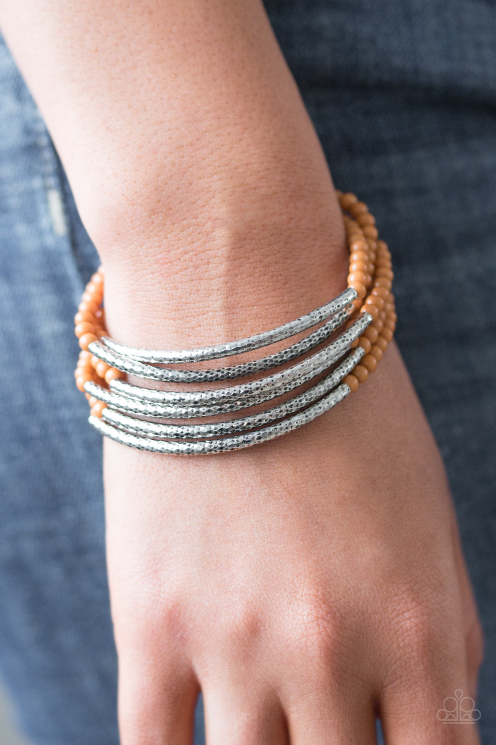 Paparazzi ♥ Yours, SHINE and Ours - Brown ♥ Bracelet
