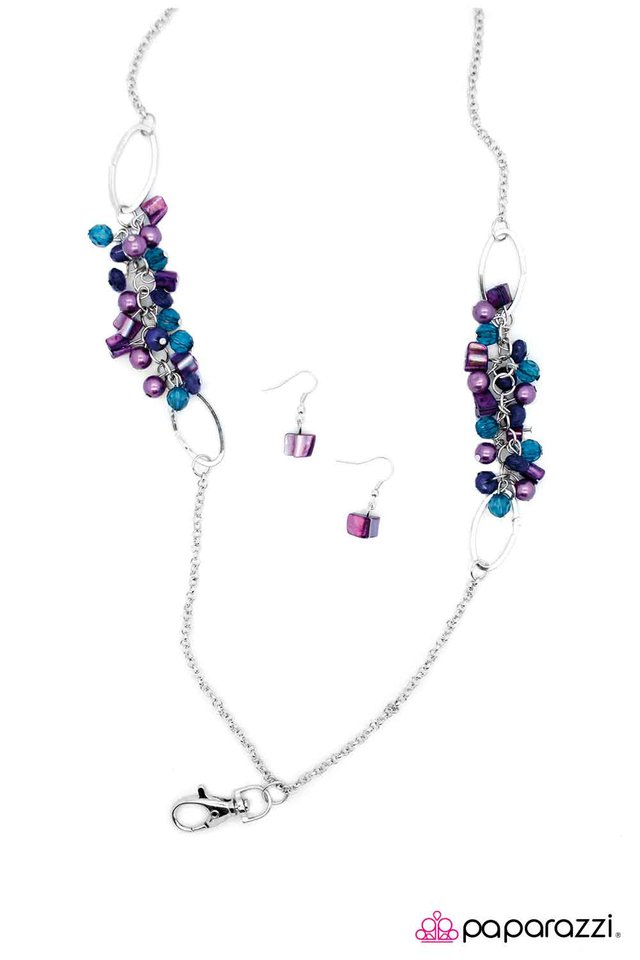 Paparazzi ♥ Cool It - Purple ♥ Necklace