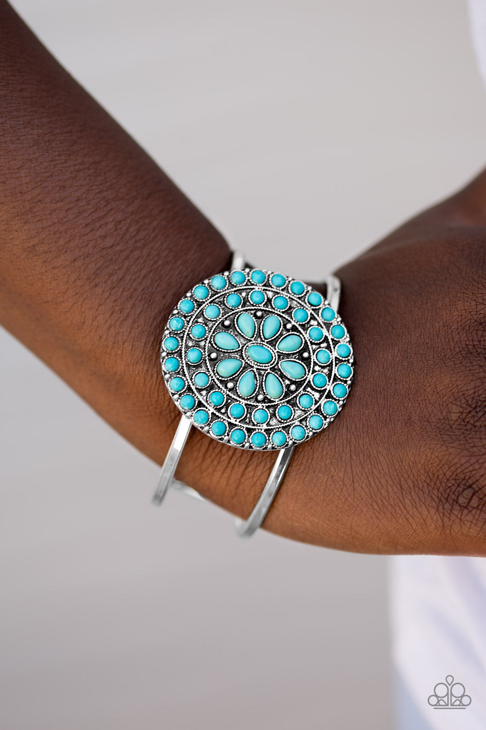 Paparazzi ♥ Blooming Deserts - Blue ♥ Bracelet