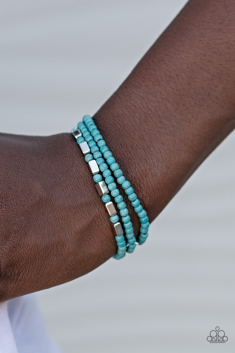 Paparazzi ♥ Living Off The Land - Blue ♥ Bracelet