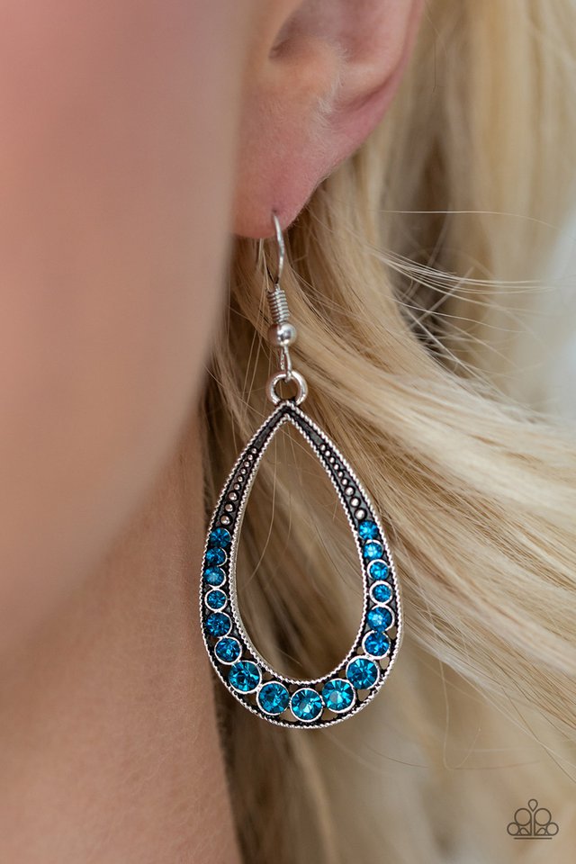 Paparazzi ♥ Twinkling Tempest - Blue ♥ Earrings