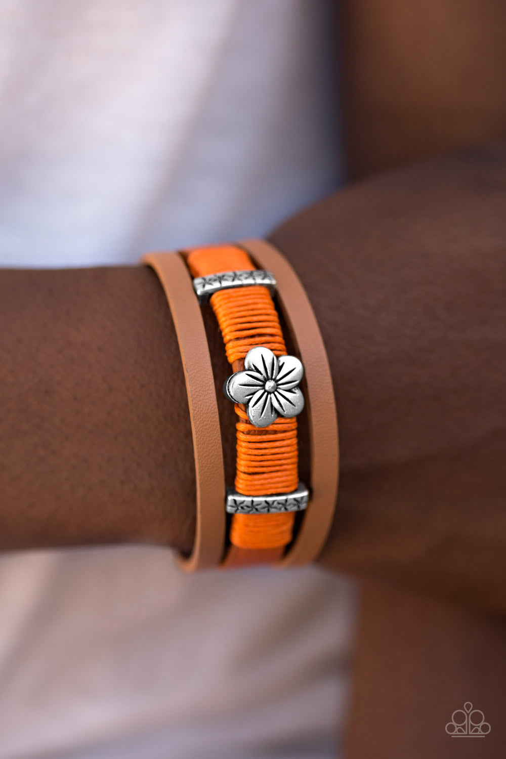Paparazzi ♥ Hawaiian Haven - Orange ♥ Bracelet