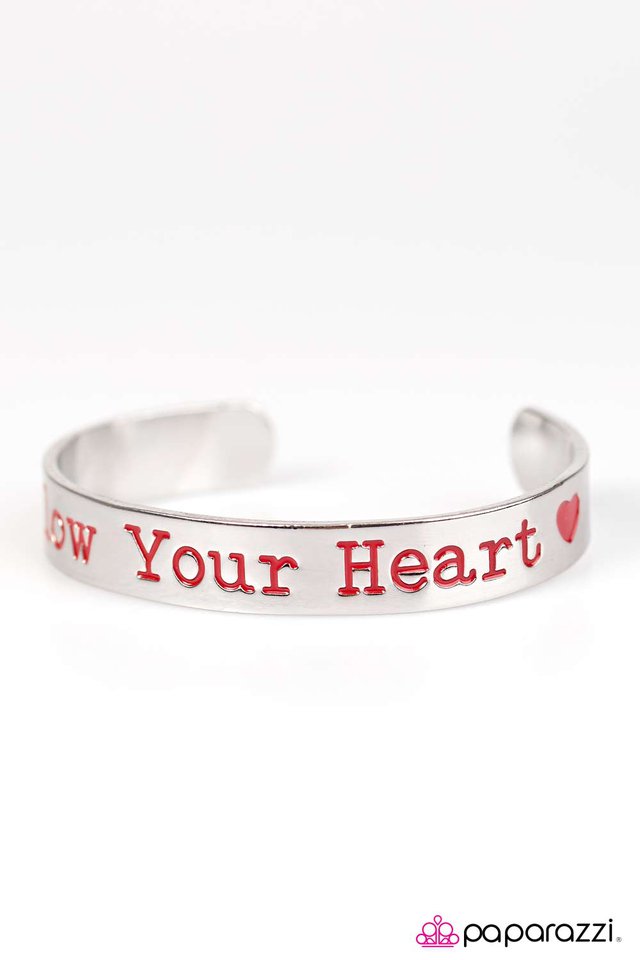 Paparazzi ♥ Wherever Your Heart Takes You - Red ♥ Bracelet