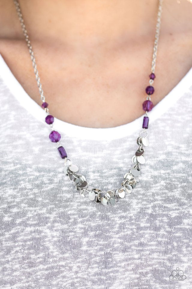 Paparazzi ♥ Reap The Whirlwind - Purple ♥ Necklace