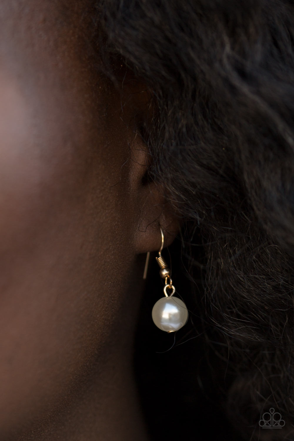 Paparazzi ♥ Pearly Perfectionist - Gold ♥ Necklace