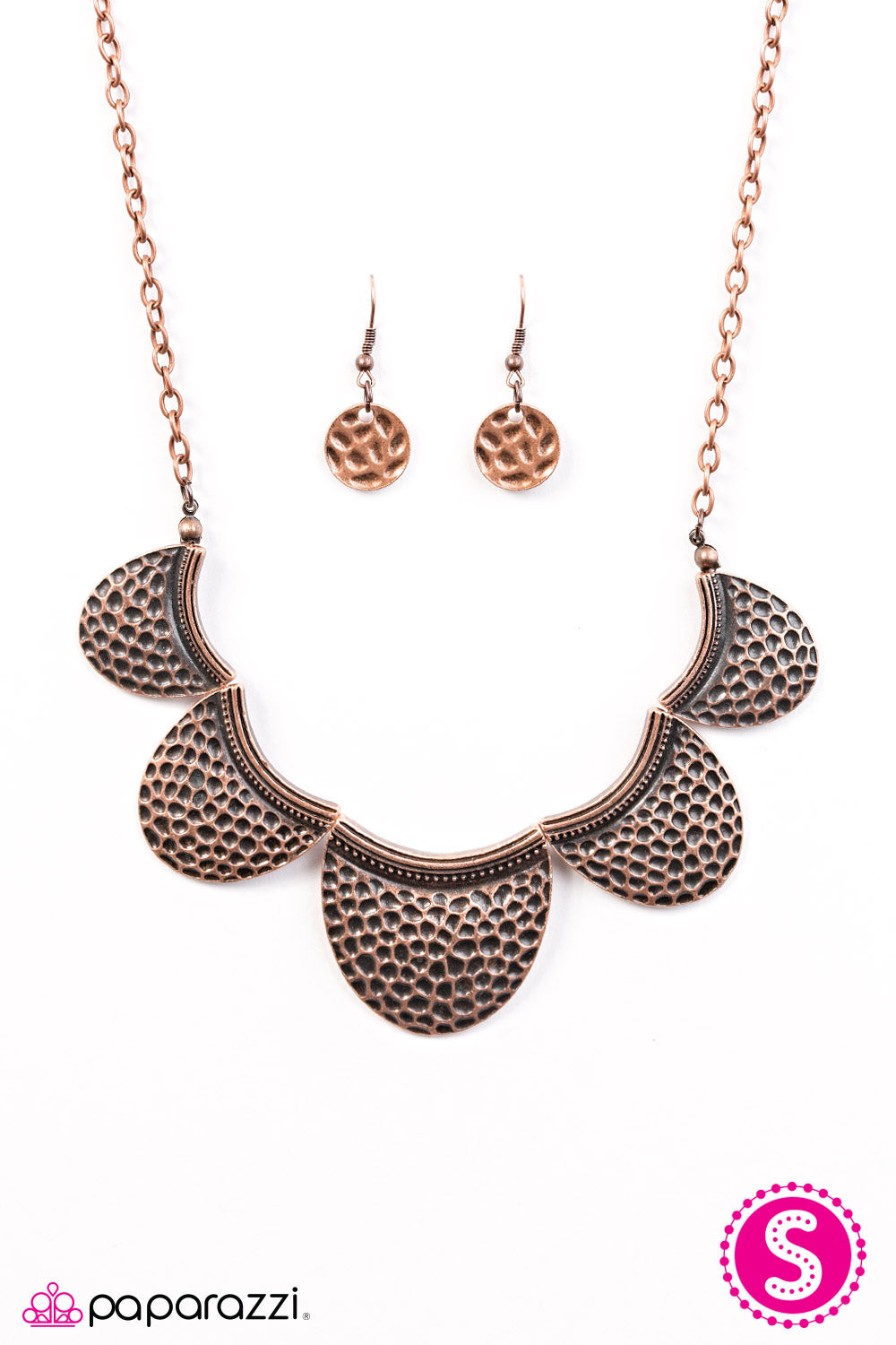 Paparazzi ♥ Prehistoric Princess - Copper ♥ Necklace