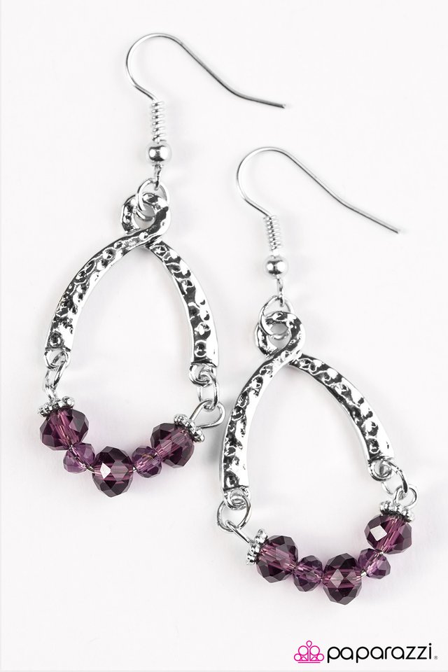 Paparazzi ♥ Whimsically Whimsy - Purple ♥ Earrings