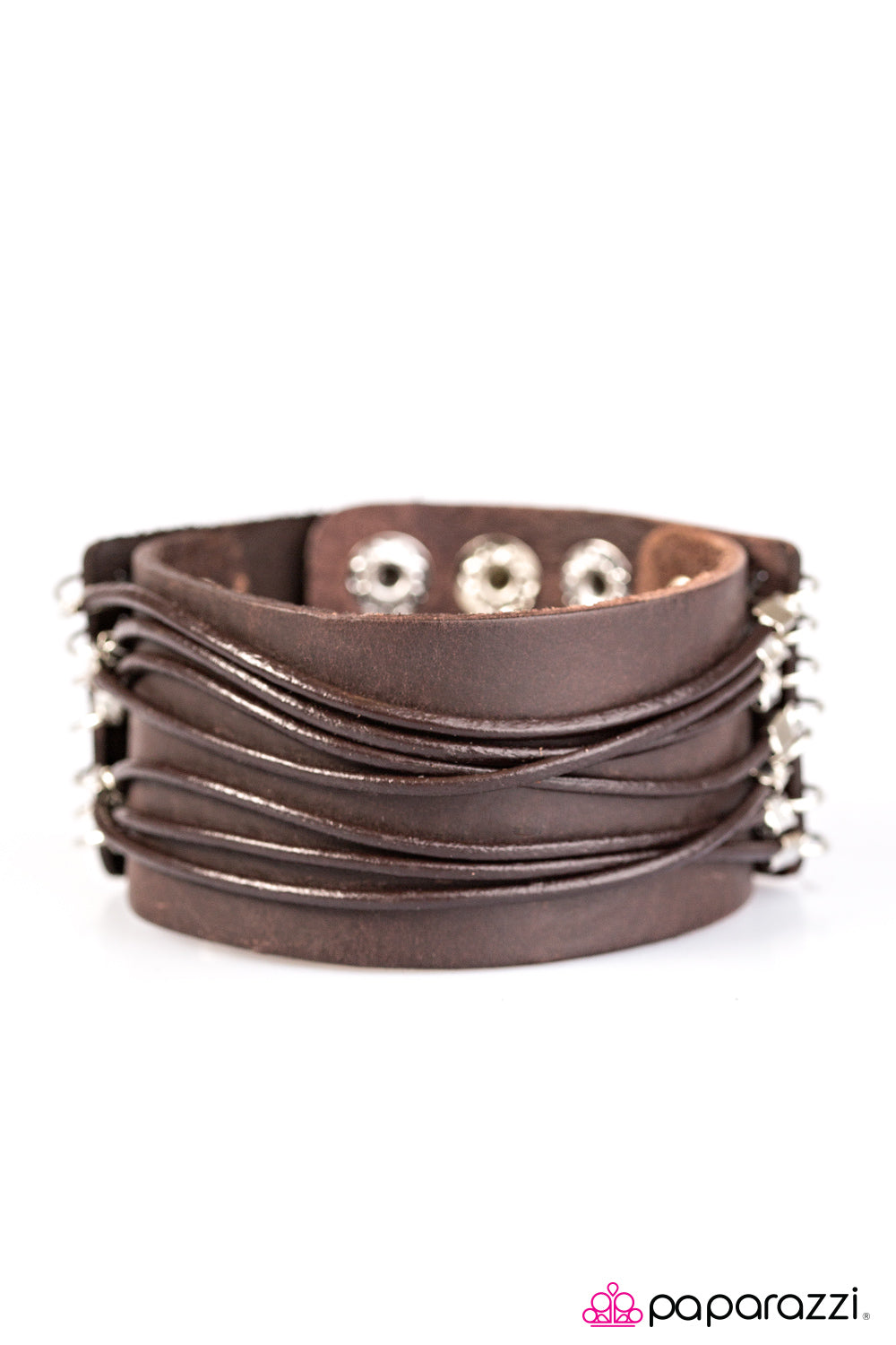 Paparazzi ♥ Every Man For Himself - Brown ♥ Bracelet