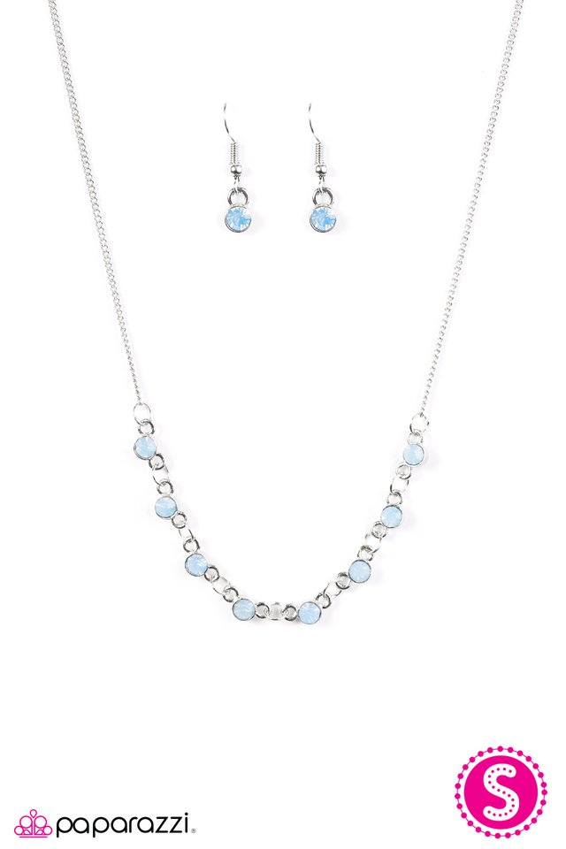 Paparazzi ♥ Stay Sparkly - Blue ♥ Necklace