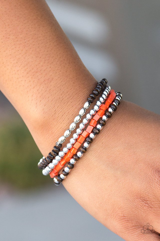 Paparazzi ♥ Land Cruiser - Orange ♥ Bracelet
