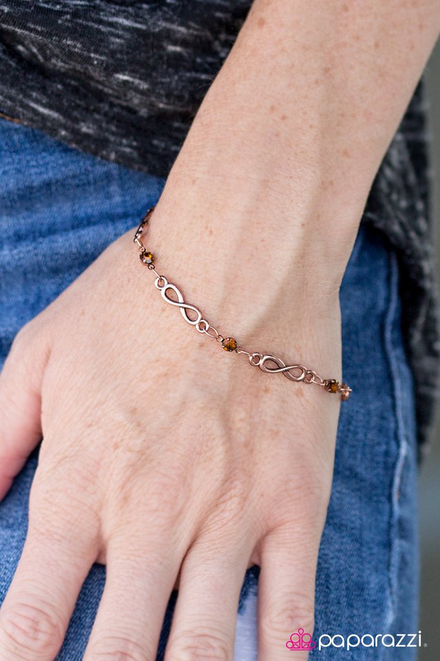 Paparazzi ♥ Endless Excellence - Copper ♥ Bracelet