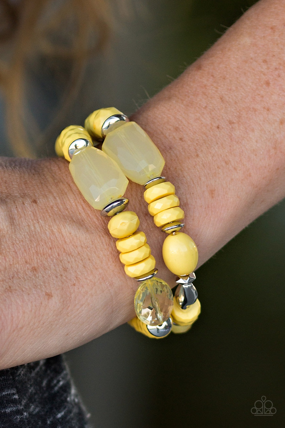 Paparazzi ♥ Where No GLAM Has Gone Before - Yellow ♥ Bracelet