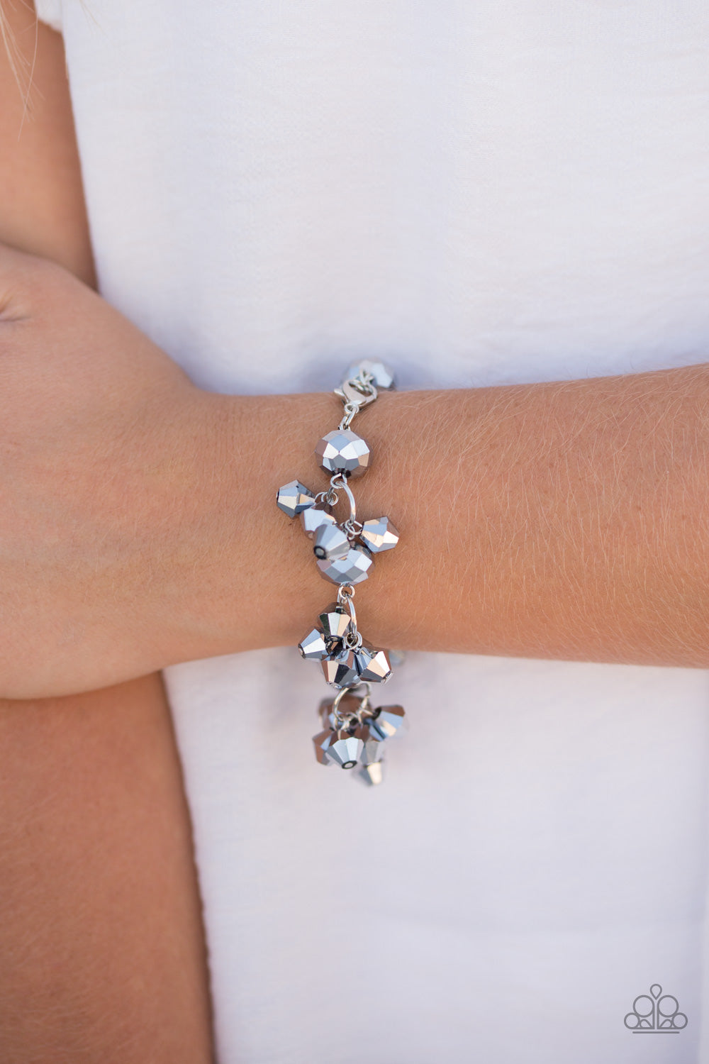 Paparazzi ♥ Stop and STAR - Silver ♥ Bracelet