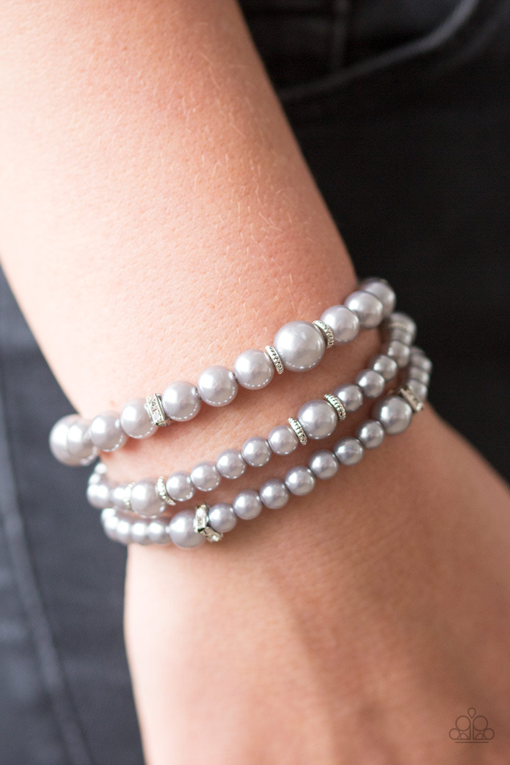 Paparazzi ♥ Money Drop - Silver ♥ Bracelet