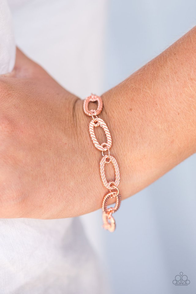 Paparazzi ♥ Street Style - Copper ♥ Bracelet