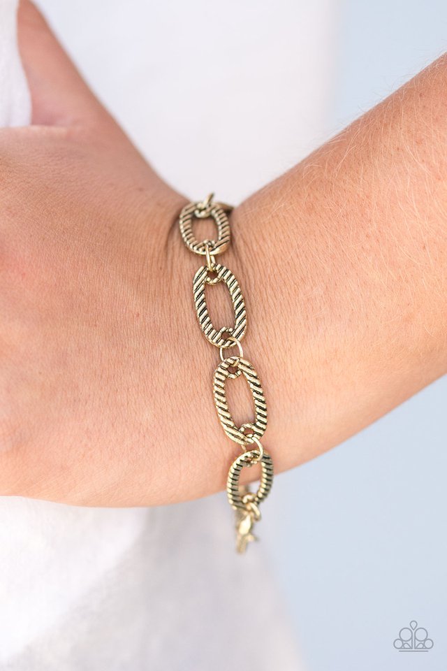 Paparazzi ♥ Street Style - Brass ♥ Bracelet