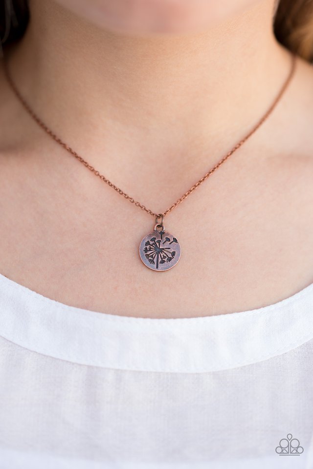 Paparazzi ♥ Wishful Wishes - Copper ♥ Necklace