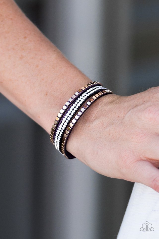Paparazzi ♥ Bomb Squad - Purple ♥ Bracelet