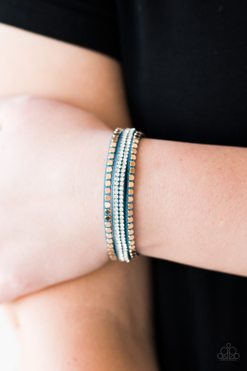 Paparazzi ♥ Bomb Squad - Blue ♥ Bracelet