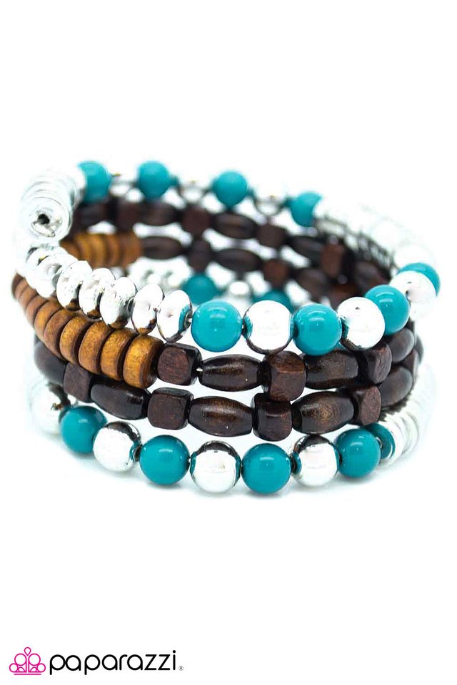 Paparazzi ♥ All in the Wrist - Blue ♥ Bracelet