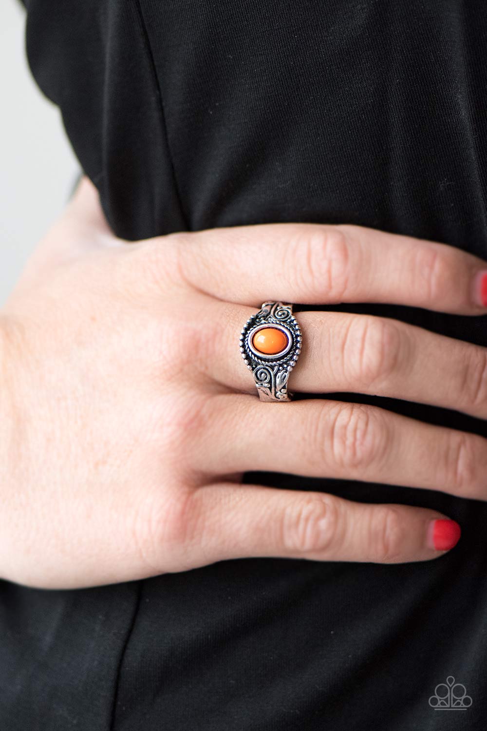 Paparazzi ♥ The Jungle LOOK - Orange ♥ Ring