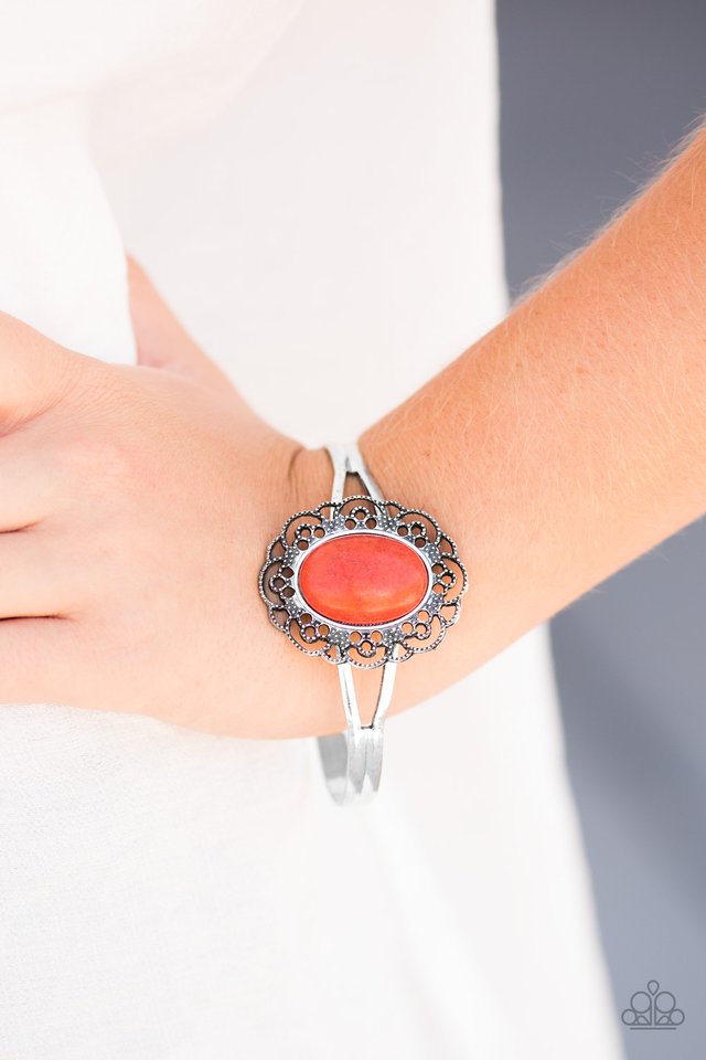Paparazzi ♥ Name That DUNE - Orange ♥ Bracelet