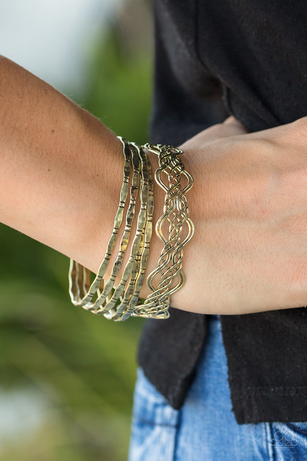 Paparazzi ♥ If Youre Happy and You GLOW It - Brass ♥ Bracelet