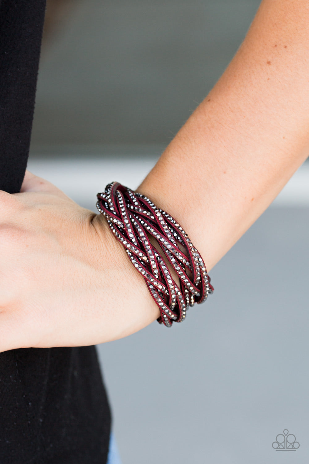 Paparazzi ♥ Musing Maverick - Red ♥ Bracelet