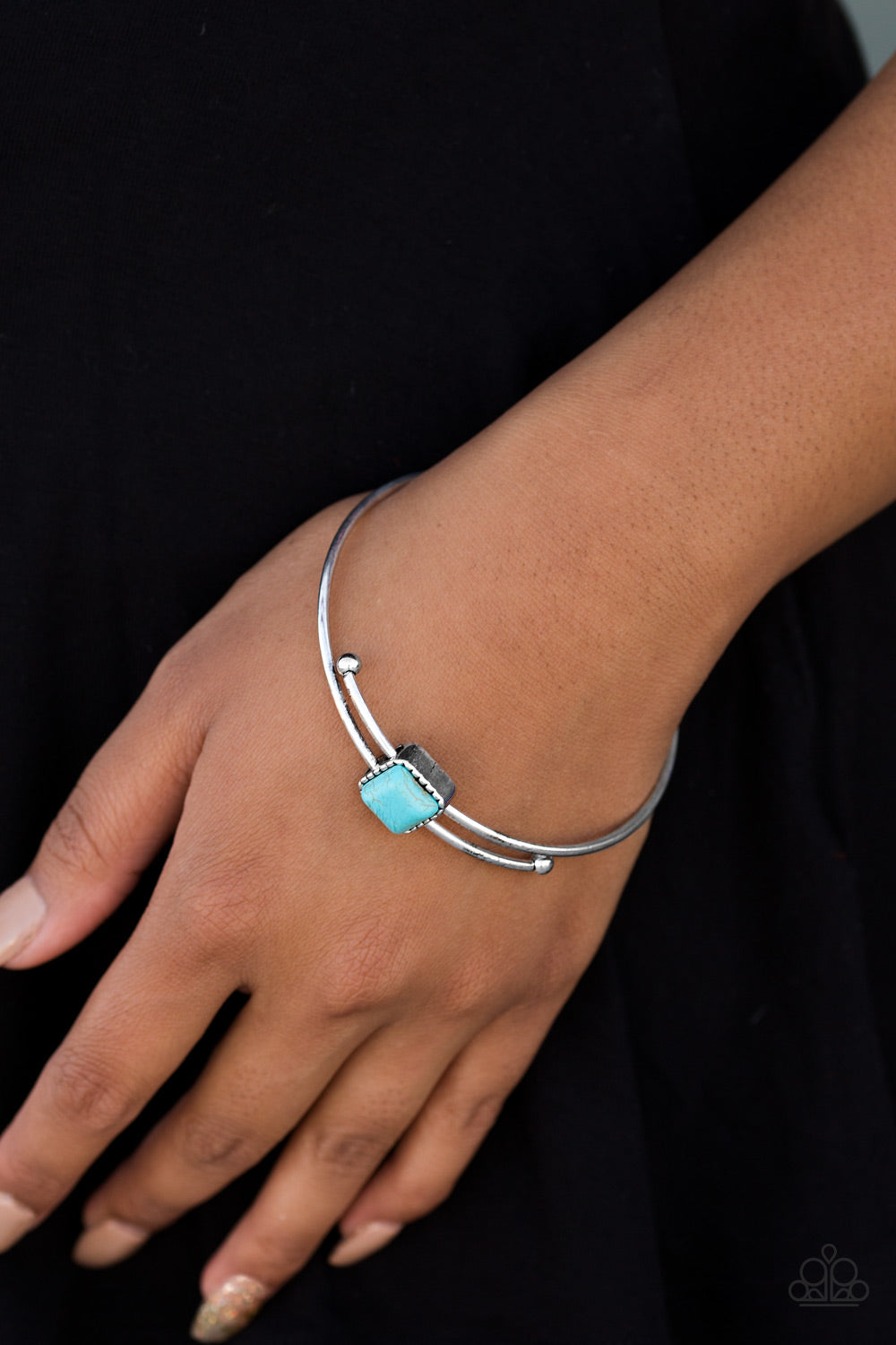 Paparazzi ♥ Cherokee Cliffs - Blue ♥ Bracelet