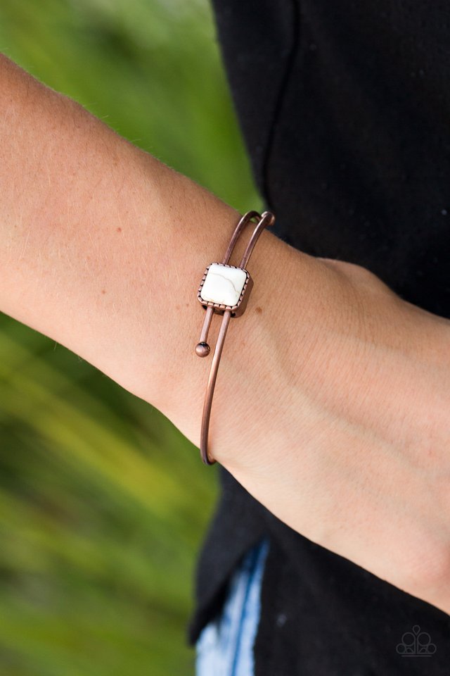 Paparazzi ♥ Cherokee Cliffs - Copper ♥ Bracelet