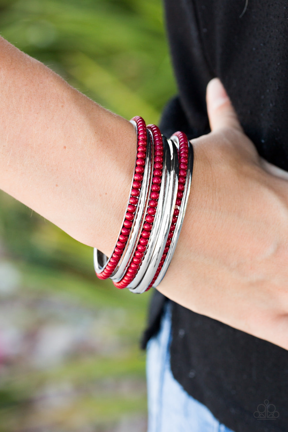 Paparazzi ♥ Get A WILDLIFE! - Red ♥ Bracelet