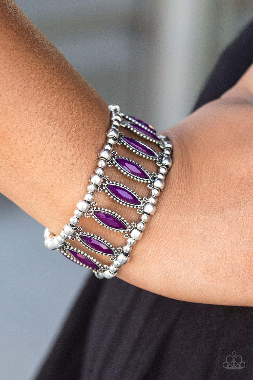 Paparazzi ♥ A Self-Made GLAM - Purple ♥ Bracelet