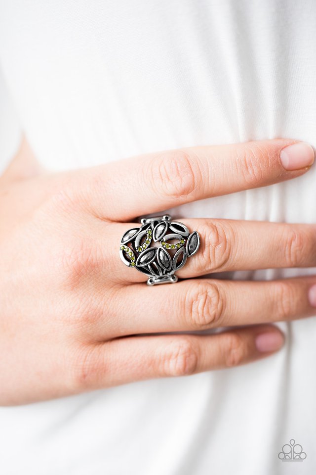 Paparazzi ♥ Autumn Awe - Green ♥ Ring