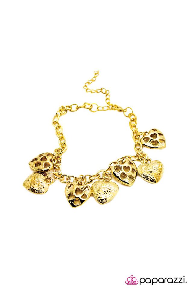 Paparazzi ♥ On Again, Off Again - Gold ♥ Bracelet