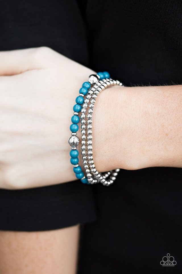 Paparazzi ♥ Colorfully Classy - Blue ♥ Bracelet