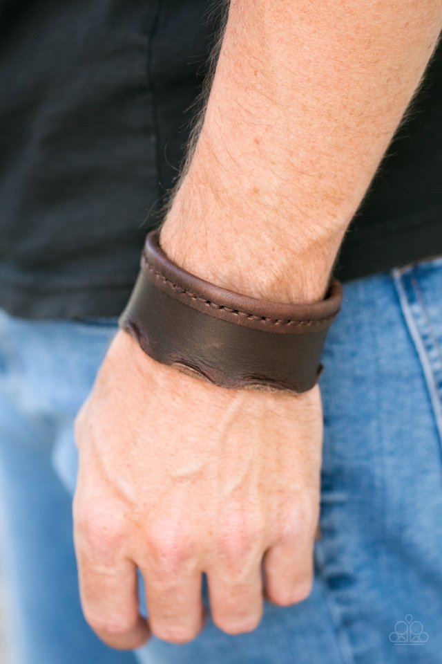Paparazzi ♥ How Riveting - Brown ♥ Bracelet