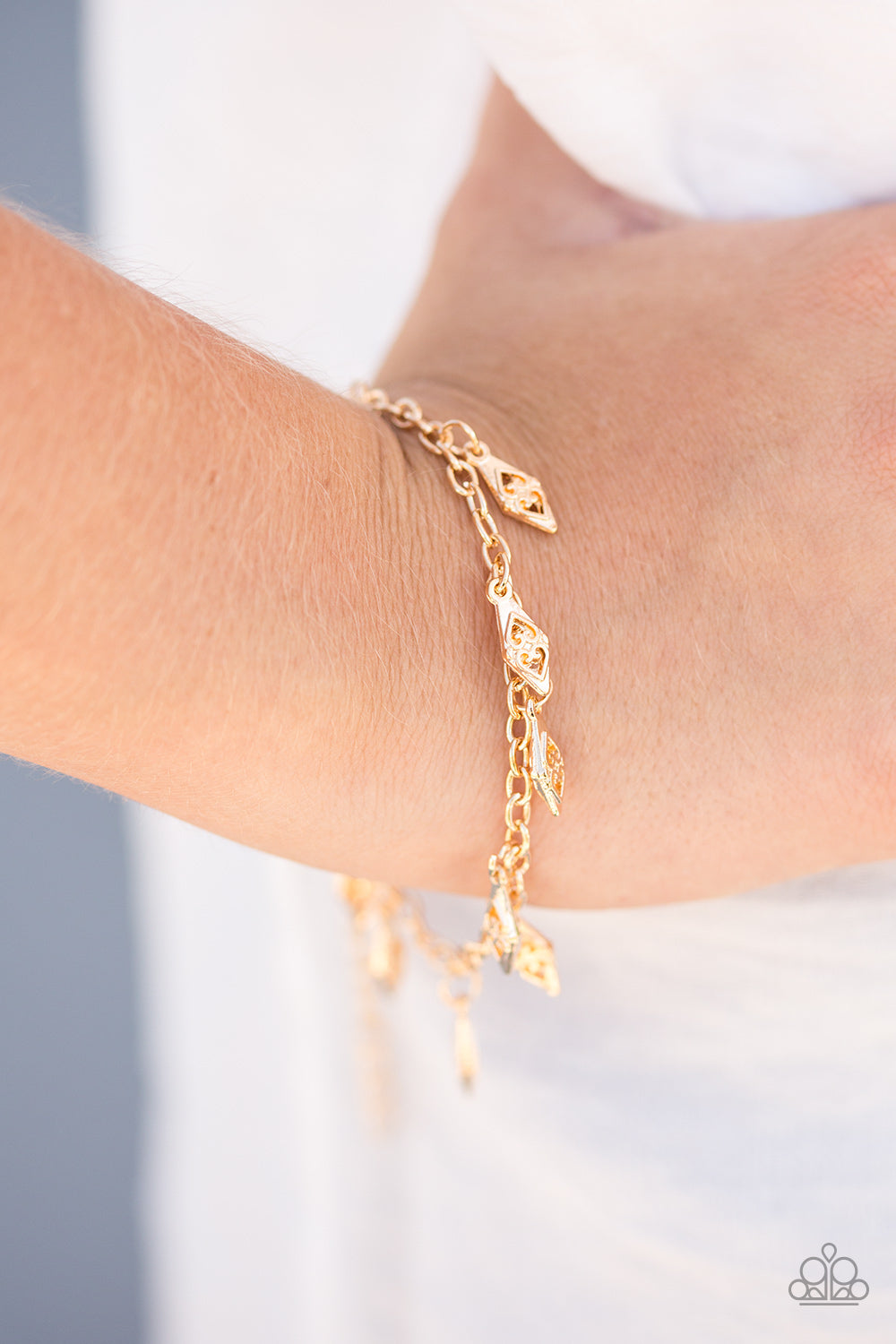 Paparazzi ♥ City Chic - Gold ♥ Bracelet