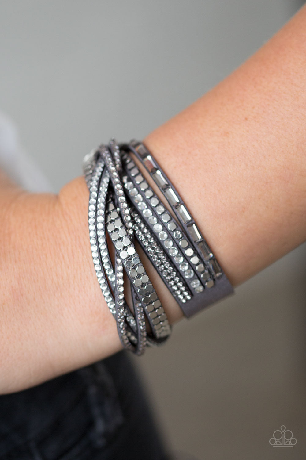 Paparazzi ♥ I Came To Slay - Silver ♥ Bracelet