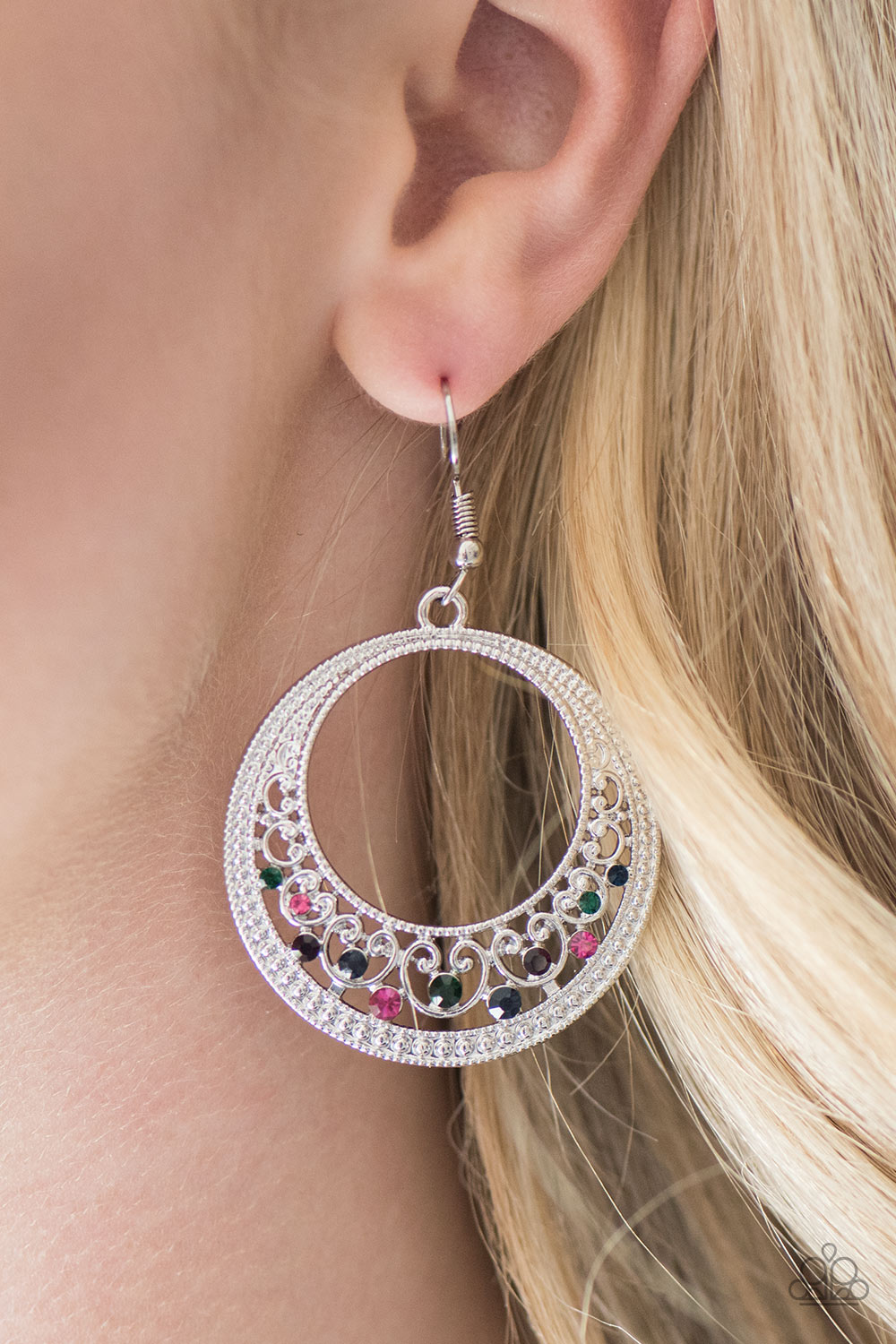 Paparazzi ♥ Colorfully Cordial - Multi ♥ Earrings