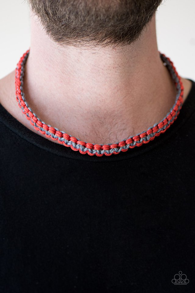 Paparazzi ♥ Go Tell It To The Mountain - Red ♥ Necklace