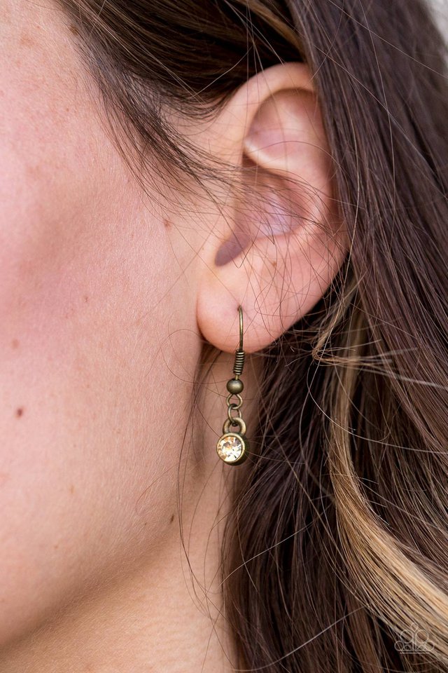 Paparazzi ♥ Forever Glamorous - Brass ♥ Necklace