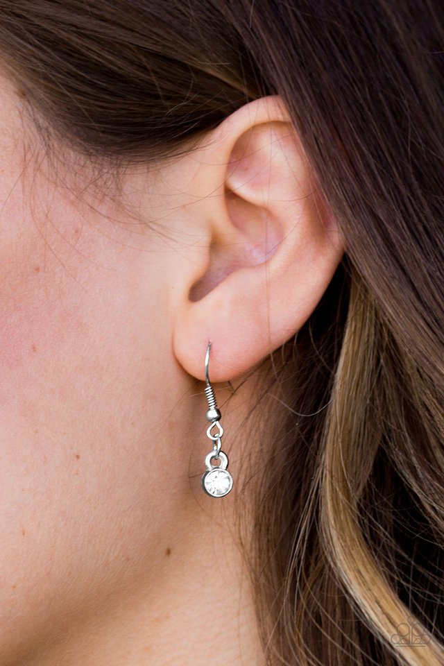 Paparazzi ♥ Speaking Of Sparkle - White ♥ Necklace